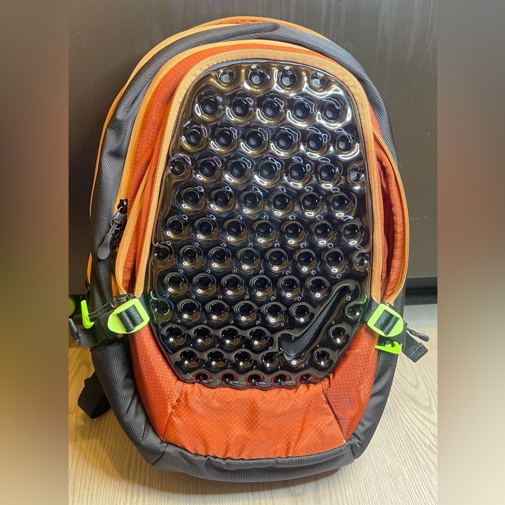 Nike Air Max Black Rugged Orange Lime Blast Backpack